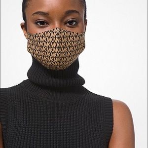Michael Kors Logo Stretch Cotton Face Mask